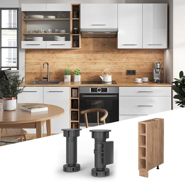 Köksbord Fame-Line, 15 cm utan PT, Guldstark ek, Guldstark ek, Vicco