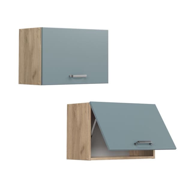 Vicco R-Line köksskåp, blågrå, 60 cm Platt