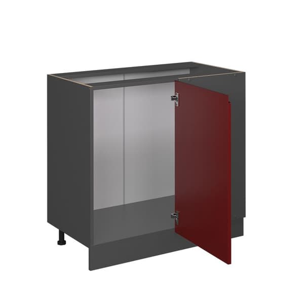 Hörmöbel R-Line, 86cm, PT Antracit, Röd, Antracit, Vicco