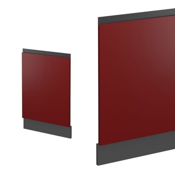 Façade R-Line, 44.6cm J-Form, utan PT, Röd, Antracit, Vicco