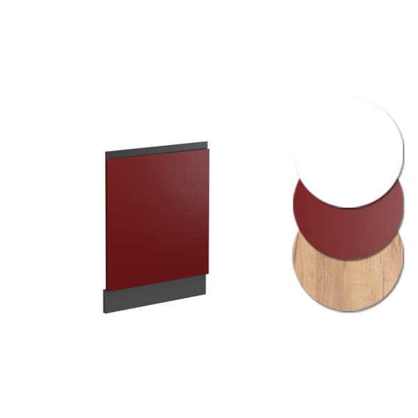 Façade R-Line, 44.6cm J-Form, utan PT, Röd, Antracit, Vicco
