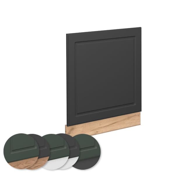 Façade Fame-Line, 60cm utan PT, Antracit-guld, Guld-ek, Vicco