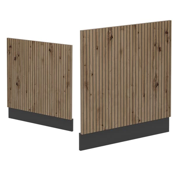 Framsida R-Line, 60cm, PT Antracit, Artisan Ek, Antracit, Vicco