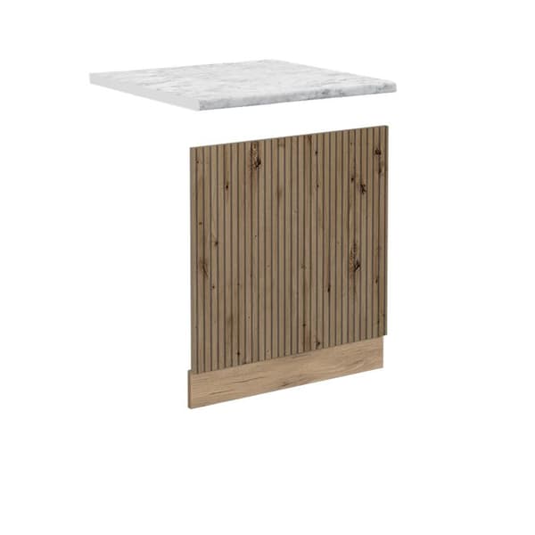 Fasad R-Line, 60cm, PT Marmor, Ekshant, Guldstark Ek, Vicco