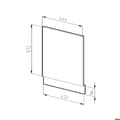 Miniatyrbild 3 av 4: Fasad R-Line, 45cm, PT Ek, Antracit landsby, Vit, Vicco