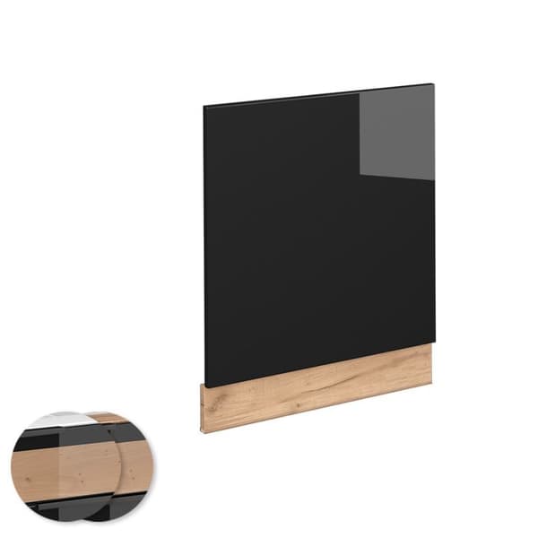 Vicco fasad Fame-Line, Blank svart ek, 60 cm, PT Ek