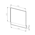 Miniatyrbild 3 av 5: Vicco fasad R-Line, Guldstyrka ek, 60 cm, PT Antracit