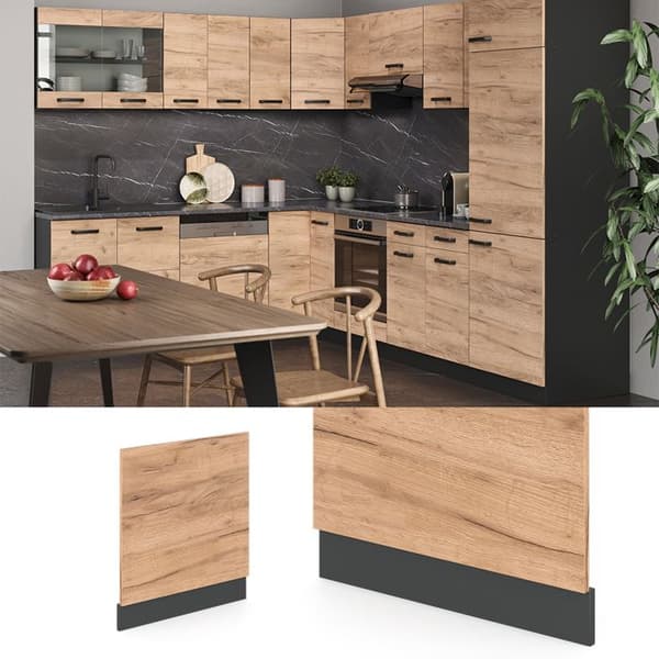 Vicco fasad R-Line, Guldstyrka ek, 60 cm, PT Antracit