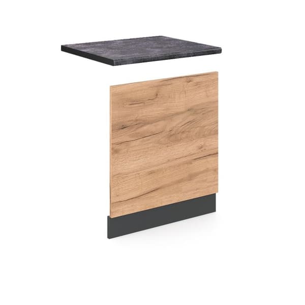 Vicco fasad R-Line, Guldstyrka ek, 60 cm, PT Antracit
