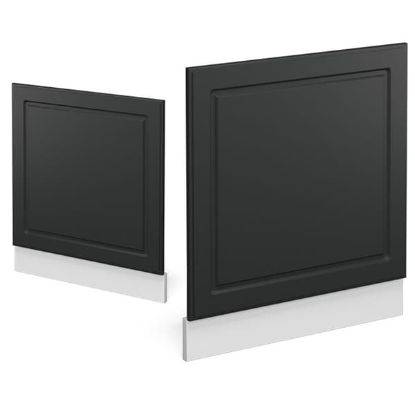 Façade R-Line, 60cm, PT Ek, Antracit landsby, Vit, Vicco