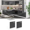 Miniatyrbild 2 av 4: Fasad R-Line, 60cm, PT Antracit, Antracit Hög glans, Vit, Vicco