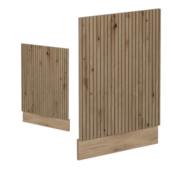 Façade R-Line, 45 cm, PT Antracit, Artisan-ek, Guldträd-ek, Vicco