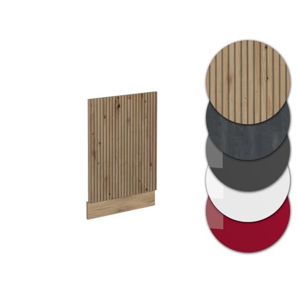Façade R-Line, 45 cm, PT Antracit, Artisan-ek, Guldträd-ek, Vicco