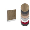 Miniatyrbild 6 av 6: Fasad R-Line, 60cm, PT Antracit, Ek Artisan, Vit, Vicco