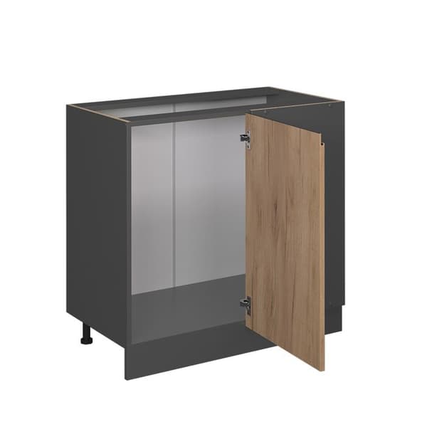R-Line hörnenhet, 86 cm, PT Antracit, Guldstyrka ek, Vicco
