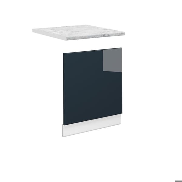 Fame-Line fasad, 60 cm, PT Marble, Blank mörkblå, Vicco