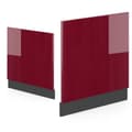Miniatyrbild 4 av 6: Fasad R-Line, 60cm, AP ek, Röd, Antracit, Vicco