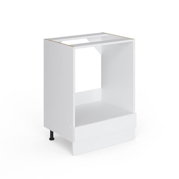 R-Line skåp för ugn, 60 cm, PT antracit, vit högglans, vit, Vicco