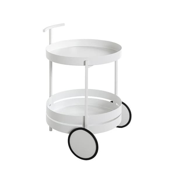 Runt köksservering "Postres" 62cm Vit