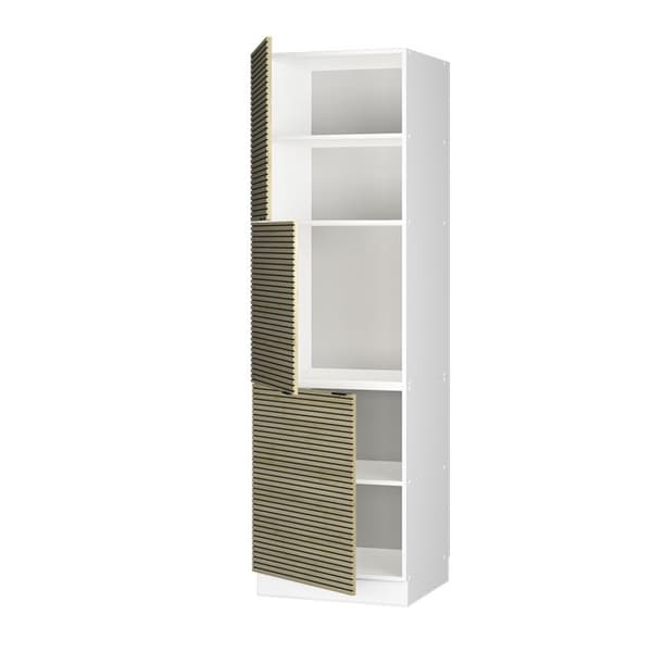 Fame-Line ugnsskåp, 60cm, Ekpanel, Vit, Vicco