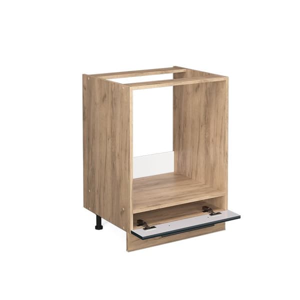 Fame-Line köksskåp, 60cm utan PT, Blank mörkblå, Gyllene ek, Vicco