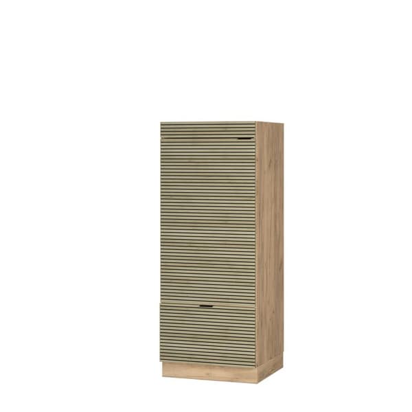 Fame-Line mikrovågsskåp, 60cm, Ekpanel, Guldstyrka ek, Vicco