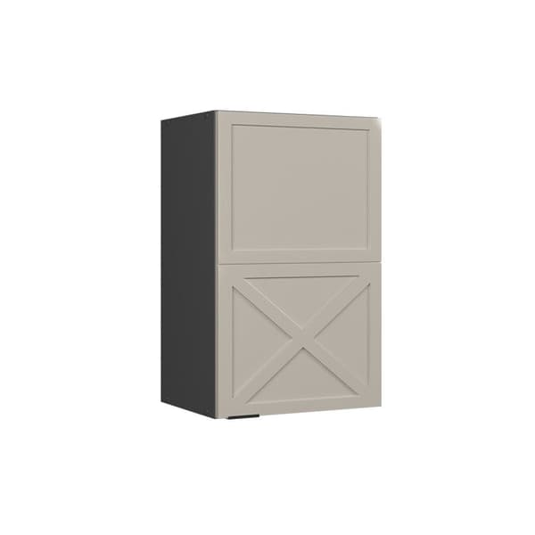 Fame-Line kök hög enhet, 45cm, GreyBeige, Antracit, Vicco