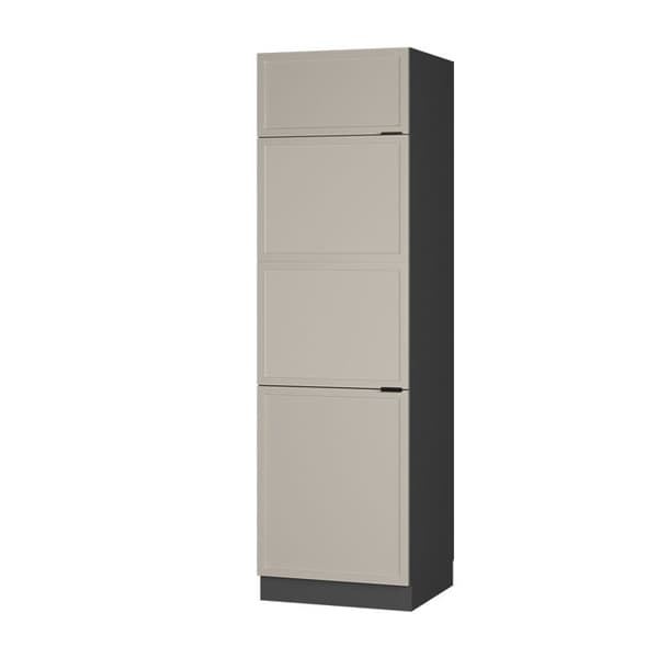 Fame-Line kylskåp, 60cm, GreyBeige, Antracit, Vicco