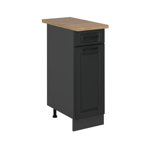 Köksmöbel R-Line, 30 cm, PT Ek, Antracit landsbygd, Antracit, Vicco