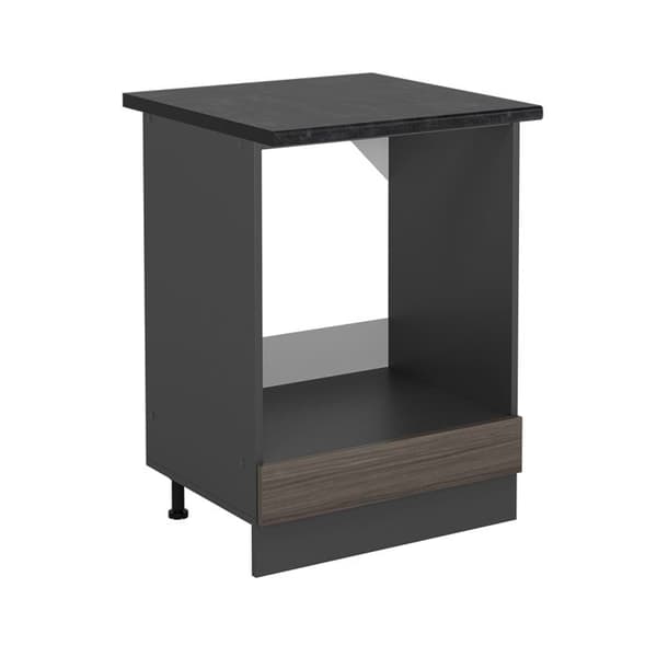 Köksskåp för ugn R-Line, 60cm, PT Antracit, Ädelgrå, Antracit, Vicco
