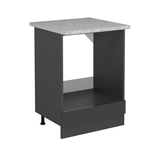 Möbel för ugn R-Line, 60cm PT Marmor, Antracit Högglans, Antracit, Vicco