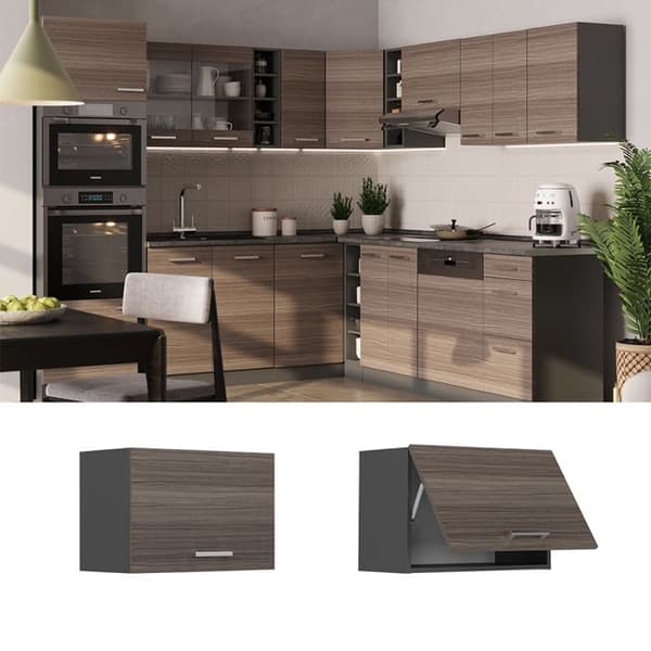 Köksöverdel R-Line, 60 cm Platt, Ädelgrå, Antracit, Vicco