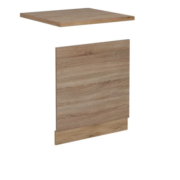 Diskplåt för diskmaskin R-Line, 60cm, PT Ek, Sonoma, Guld ek, Vicco