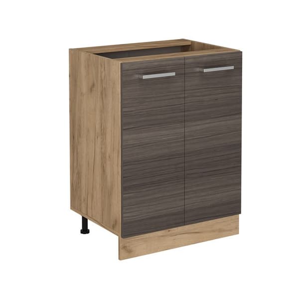 Köksunderställ R-Line, 60 cm utan PT, Ädelgrå, Guldock, Vicco