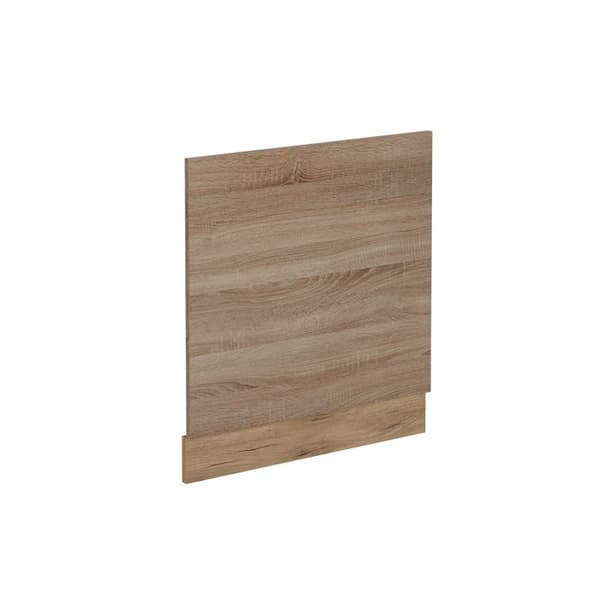 Diskret frontpanel för diskmaskin R-Line, 60 cm utan PT, Sonoma, gyllene ek, Vicco
