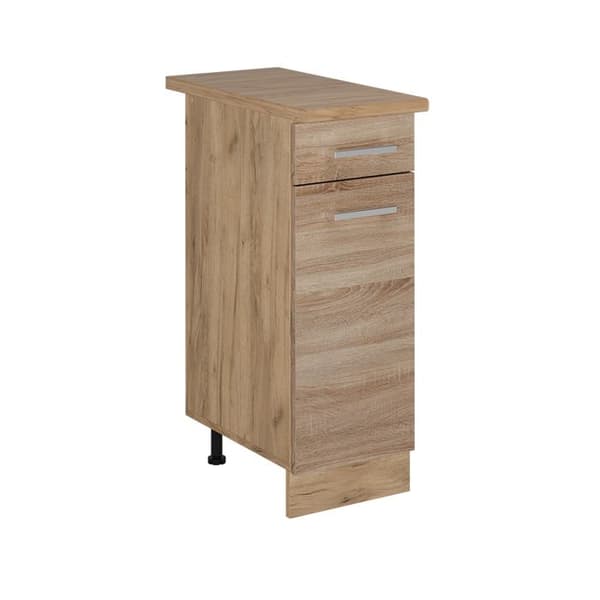 Köksmöbel R-Line, 30 cm, PT Ek, Sonoma, Guldstark ek, Vicco