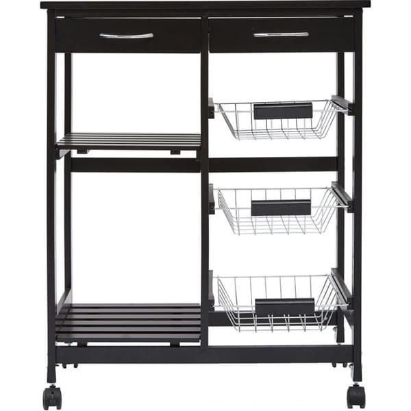 Atmosphera - Desserte de cuisine Gustaf - H. 61 cm - Svart