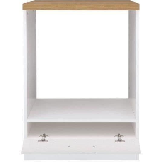JUNONA Ugnsunderskåp 60 cm - Bänkskiva - Blank vit