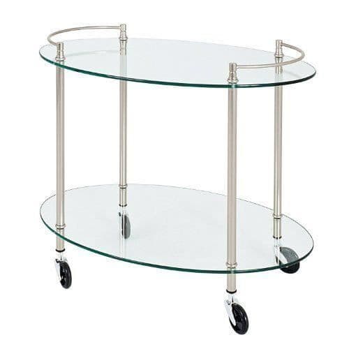 Serveringsbord - Haku Moebel - 85868 - Stålrör - Härdat glas - Köksmöbler