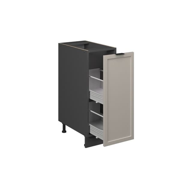Köksmöbel Fame-Line, 30cm, PT Ek, GråBeige, Antracit, Vicco
