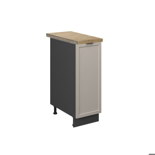 Köksmöbel Fame-Line, 30cm, PT Ek, GråBeige, Antracit, Vicco