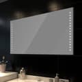 Miniatyrbilde 1 av 6: vidaXL Veggspeil med LED-lys 100 x 60 cm (L x H)