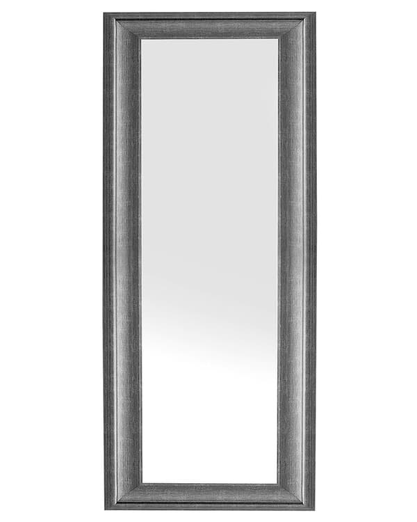 Hängande Väggspegel Svart 51 x 141 cm Syntetiskt Material Skandinavisk Inspiration Minimalistisk Stil