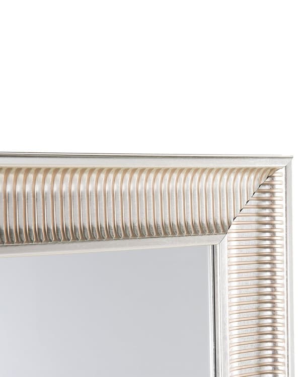 Hängande Väggspegel Guld 51 x 141 cm Syntetisk Ram Modern Glam Stil Vardagsrum Sovrum