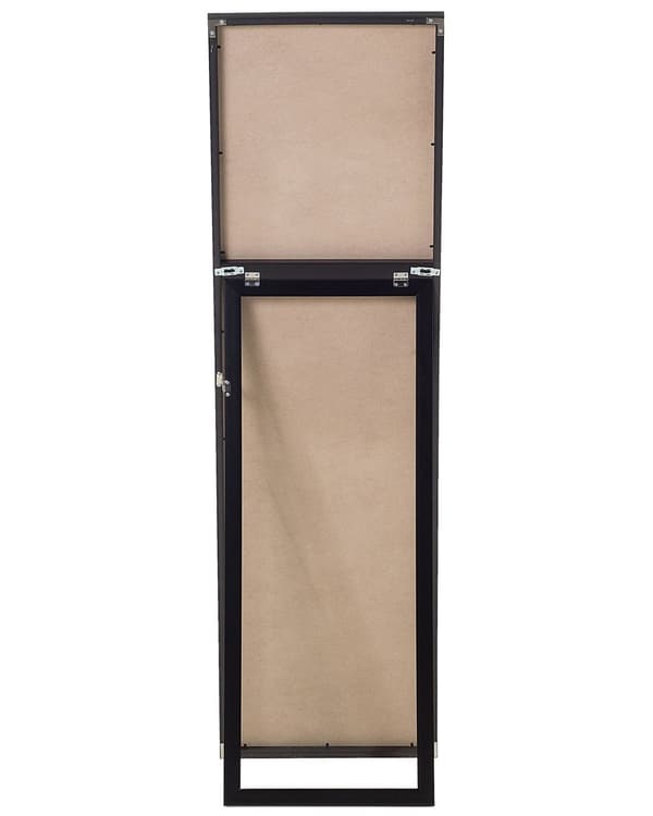 Stående Golvspegel Svart Rektangulär 40 x 140 cm