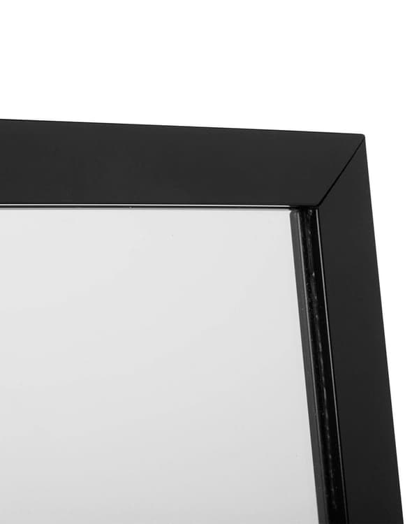 Stående Golvspegel Svart Rektangulär 40 x 140 cm