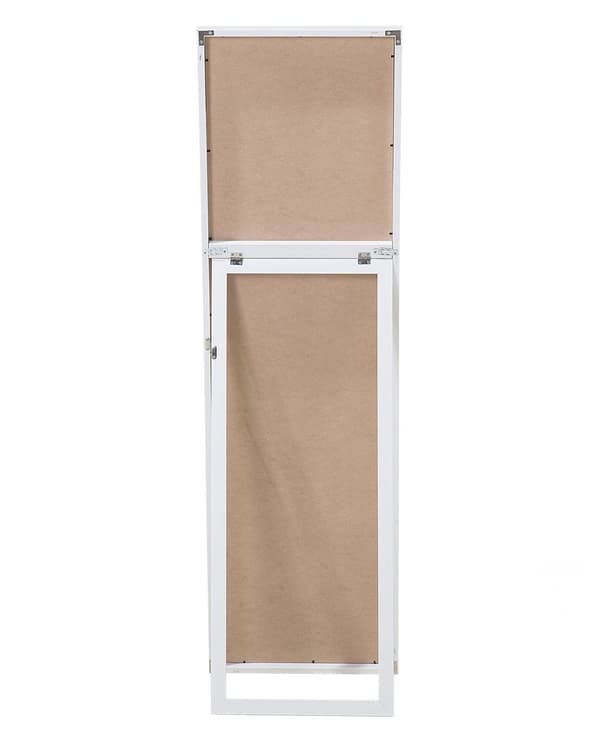 Stående Golvspegel Vit Rektangulär 40 x 140 cm