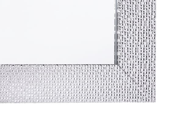 Seinäpeili hopea 50 x 130 x 2 cm muovi lasi suorakulmio ripustuskoukut skandinaavinen moderni
