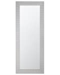 Miniatyrbild 1 av 6: Väggmonterad Hängande Spegel Silver 50 x 130 cm Vertikal Vardagsrum Sovrum Gesso Finish