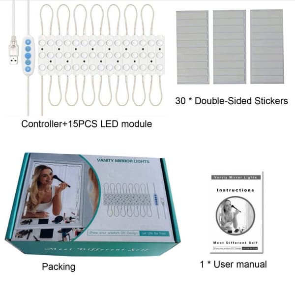 Spegelbelysning Kit